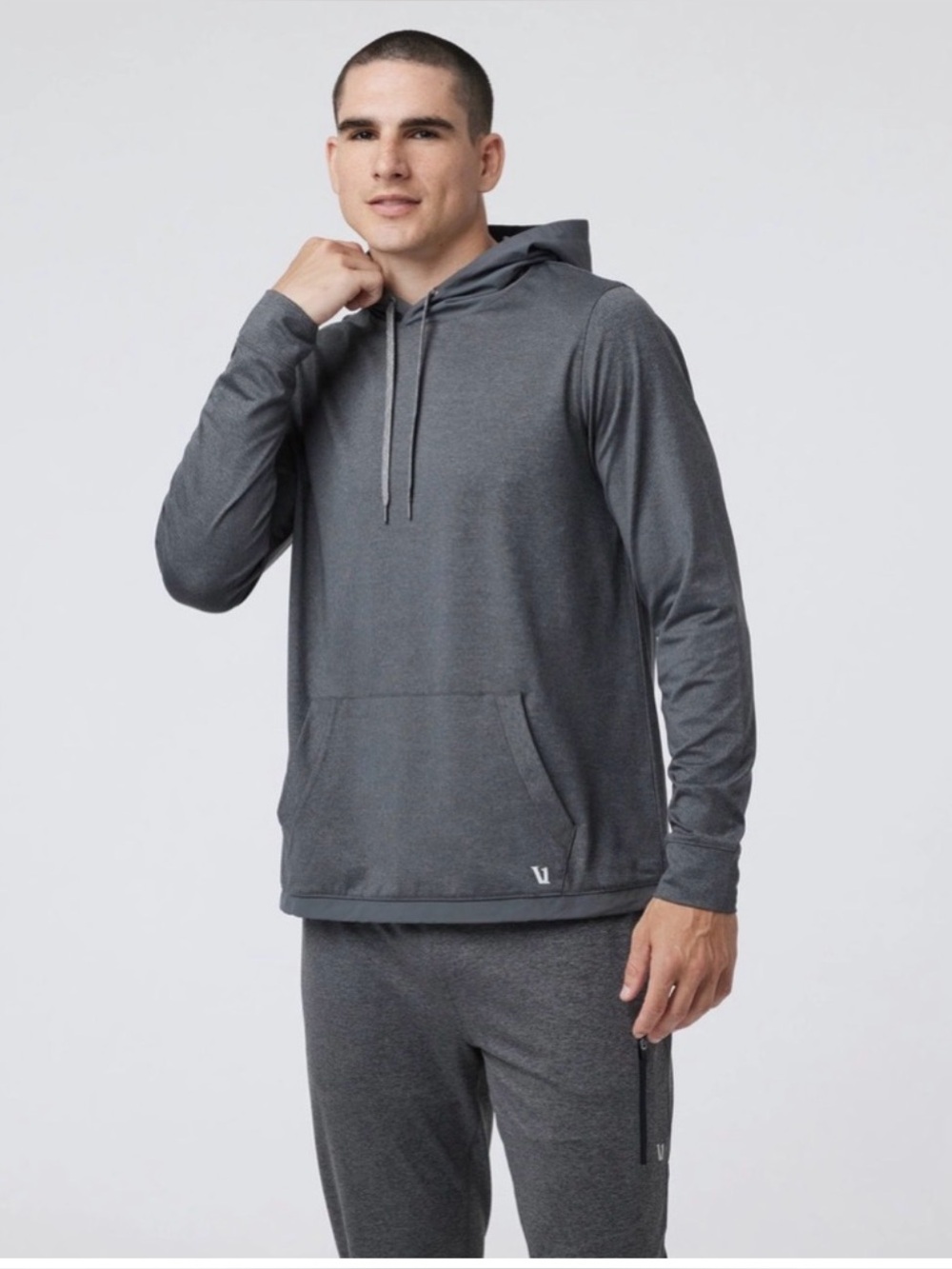 Vuori Sunday Element Hoodie Green Size XL